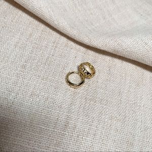 kyla huggies - gold filled